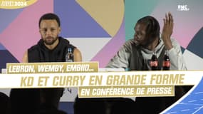 JO 2024 / Basket : "Il y a trop de podcasts maintenant", Curry et Durant ironisent sur la sortie d'Embiid
