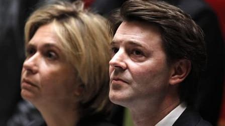 Valérie Pécresse et François Baroin sont en position de favoris pour succéder à Christine Lagarde au ministère de l'Economie et des Finances, selon des sources gouvernementales et parlementaires. /Photo d'archives/REUTERS/Charles Platiau