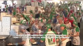 11.200 pizzas en 12h; record du monde battu!