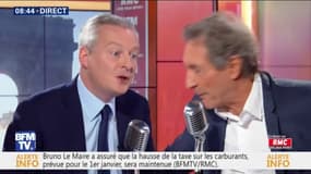 Bruno Le Maire se défend de ne pas payer l'essence: "Je le paye mon plein!"