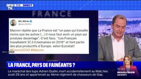Est-ce que "nous sommes un pays qui travaille moins que les autres", comme l'a déclaré Emmanuel Macron ?