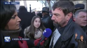 "Elle a appelé son premier doudou Marie", l’émotion d’un père et de sa fille au moment de dire adieu à Johnny Hallyday