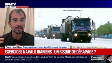 Exercices navals iraniens : "La force américaine a tout intérêt à laisser faire", explique Pierre-Henri Chuet, ancien pilote de chasse