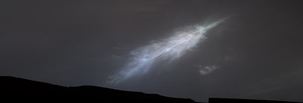 Les nuages martiens immortalisés par Curiosity 