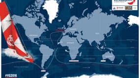 Le parcours du 8e Vendée Globe