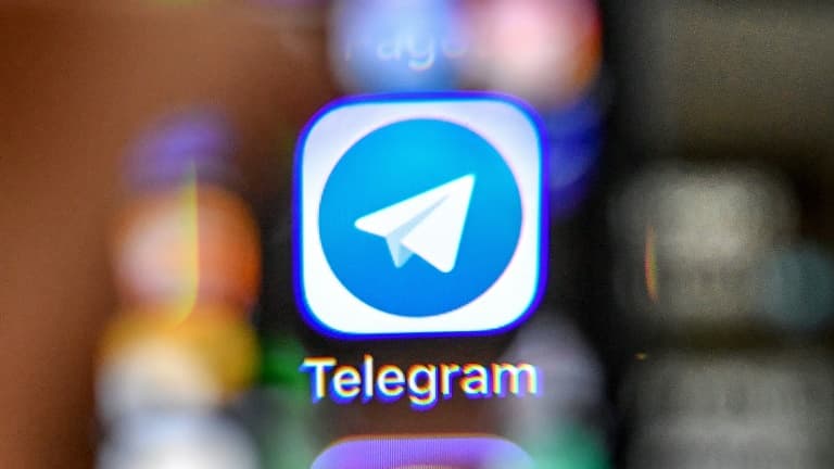 Le logo de l'application de messagerie sécurisée Telegram