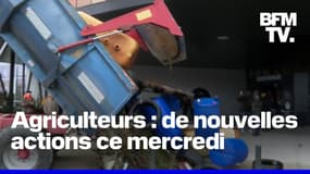 Les actions des agriculteurs ce mercredi 