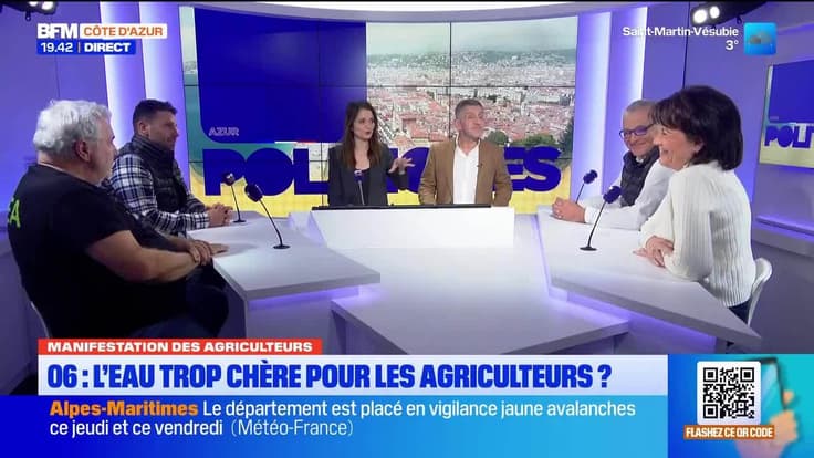 Débat autour de la crise et la mobilisation des agriculteurs dans les Alpes Maritimes