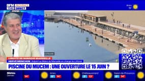 Piscine du Mucem: la mairie de Marseille vise "l'ouverture au 15 juin"