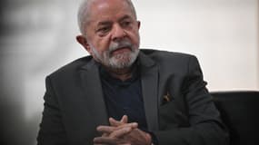 Lula au lendemain des troubles de Brasilia, le 9 janvier 2023. 