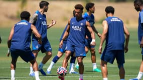 Les joueurs du PSG, le 16 juin 2025 en Californie
