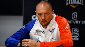 Le boxeur français Johann Duhaupas, à Paris le 24 septembre 2020