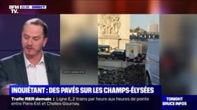 Inquiétant: des pavés sur les Champs-Élysées - 04/12