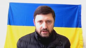 Vadym Boytchenko devant la presse internationale ce 4 avril 2022. 
