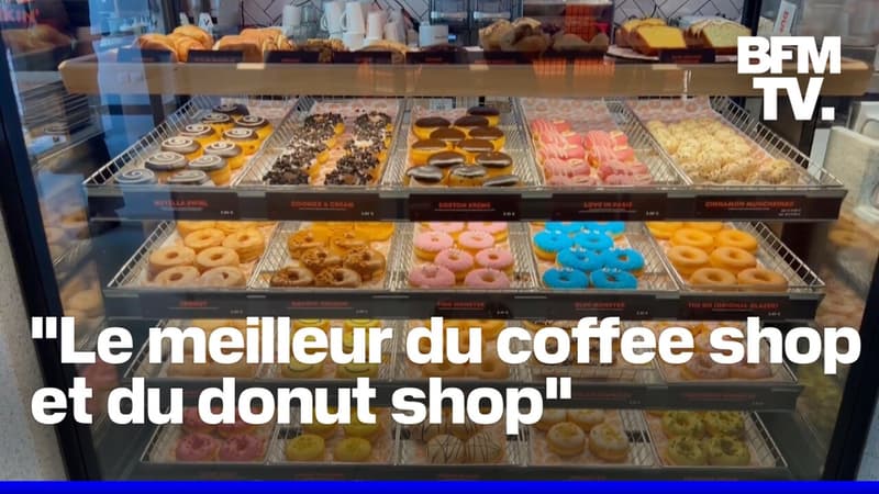 Le géant américain Dunkin' Donuts débarque en France et inaugure sa première boutique à Paris