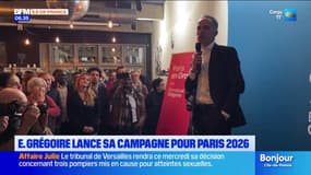 Emmanuel Grégoire lance sa campagne pour les municipales de Paris 2026