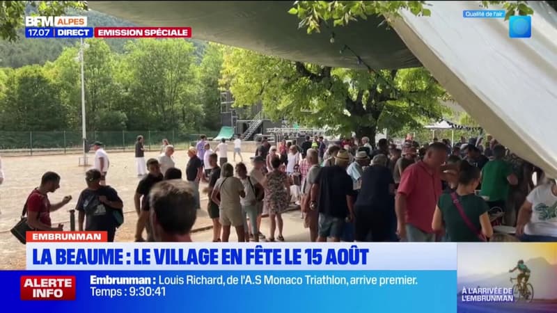 Hautes-Alpes: le village de La Beaume en fête pour le 15 août