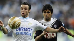 Mathieu Valbuena avec le maillot de l'OM