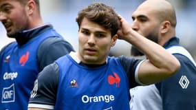 Antoine Dupont pendant un entraînement du XV de France, le 17 mars 2023