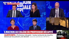 Conflans: Emmanuel Macron au collège du professeur décapité - 16/10