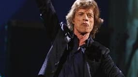 Mick jagger, le chanteur des Rolling Stones. Le groupe rock britannique sort ce vendredi un single vinyle en édition limitée de son titre inédit "Plundered My Soul" pour marquer la journée nationale de solidarité avec les disquaires. /Photo d'archives/REU