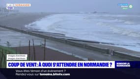 Normandie: des vents jusqu'à 130 km/h attendus pour le Nouvel an