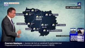 Météo Paris-Île-de-France: des averses orageuses sont attendues ce lundi, jusqu'à 26°C à Paris