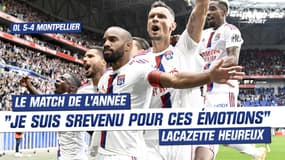 OL 5-4 Montpellier : "Je suis revenu pour ce genre d'émotions" savoure Lacazette