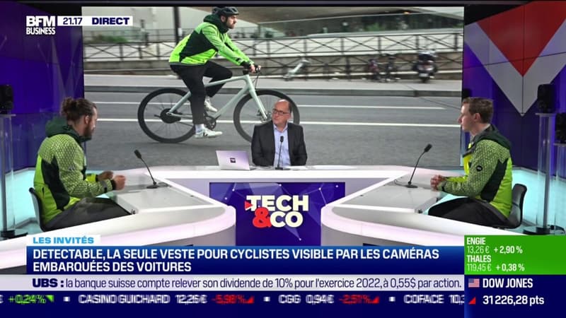 Detectable : la seule veste pour cyclistes visible par les caméras embarquées des voitures