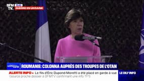 La ministre des Affaires étrangères Catherine Colonna en Roumanie auprès des troupes de l'Otan