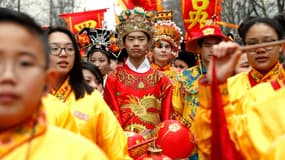 Les célébrations du Nouvel An chinois à Paris le 5 février 2017