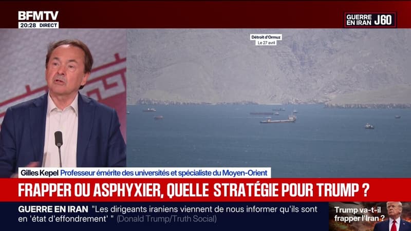 Détroit d'Ormuz: "L'Iran, héros du Sud global, est en train de devenir celui qui cause des pénuries", observe Gilles Kepel, spécialiste du Moyen-Orient