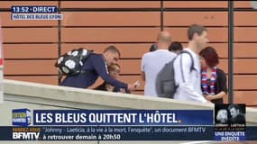 Equipe de France : Antoine Griezmann est le premier joueur à être monté dans le bus, direction la Russie !