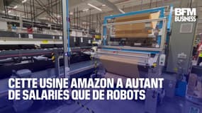  Cette usine Amazon a autant de salariés que de robots 