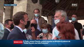 Dans le Lot, Emmanuel Macron pris à partie au sujet des retraites