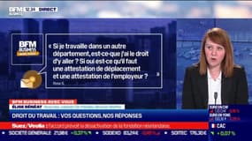 Attestation de déplacement, frais de télétravail, deconnexion... Les réponses à vos questions en droit du travail - 12/04