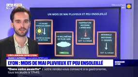 Lyon: un mois de mai pluvieux et peu ensoleillé