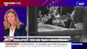 "C'est peut-être mon plus grand regret": Yaël Braun-Pivet confie ne pas "avoir réussi à convaincre" Emmanuel Macron de ne pas dissoudre l'Assemblée