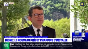 Le nouveau préfet des Alpes-de-Haute-Provence Marc Chappuis a pris ses fonctions