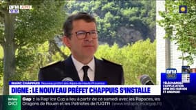 Le nouveau préfet des Alpes-de-Haute-Provence Marc Chappuis a pris ses fonctions