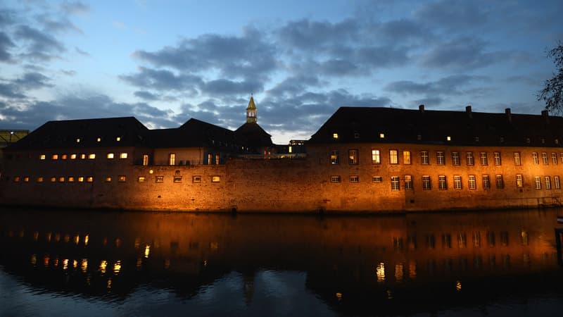 Les bâtiments de l'ENA à Strasbourg, le 14 janvier 2013.