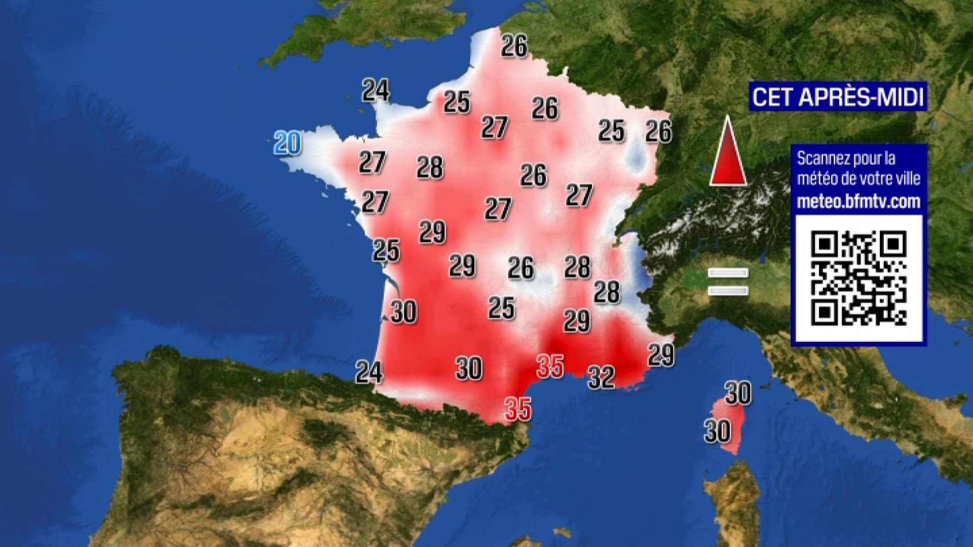 Les prévisions pour le mercredi 24 juillet 