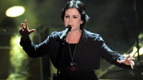 Dolores O'Riordan en Italie en février 2012