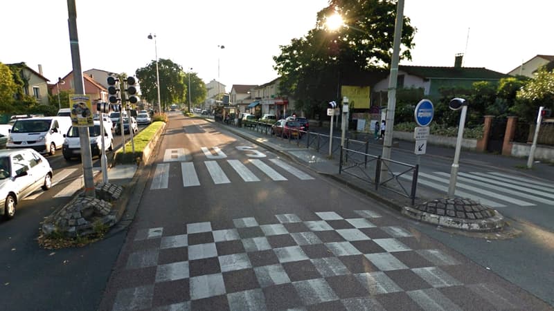 L'accident a eu lieu sur cette voie de bus, réservée au TVM, un bus rapide qui traverse le Val-de-Marne.