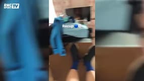 OM - Après la qualification, petit moment de relaxation pour les joueurs