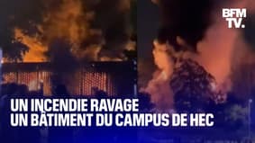 Le campus d'HEC dans les Yvelines touché par un incendie