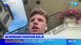 "Une opportunité unique dans ma vie de bénévole": Nathan Catte, bénévole venu de Normandie pour les JO de Paris 2024