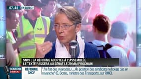 "C'est toutes les contres vérités qui circulent sur la réforme (...) ne mettons pas des faux débats, parlons du fond"