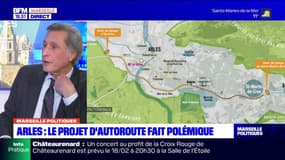 Arles: le maire Patrick de Carolis défend le projet de contournement autoroutier
