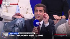 FORUM BFMTV - Budget: "Il faut arrêter ce concept incroyable de vouloir augmenter les impôts", lance Marc Touati, économiste